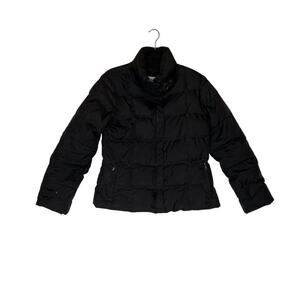 Eddie Bauer size M premium quality goose down black 700 outdoors hiking *flaws